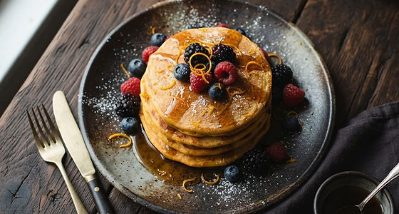 Orange Ricotta Pancakes