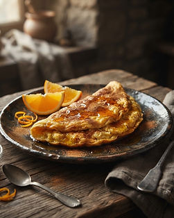 Fritatem Pomeranciis (Orange Omelette Cream)