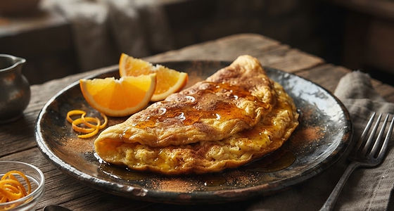 Fritatem Pomeranciis (Orange Omelette Cream)