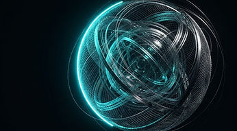 A sphere of glowing connections representing automation and artificial intelligence