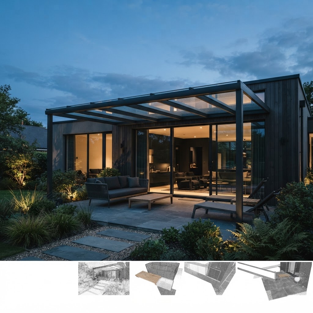 Glass canopies and glass houses