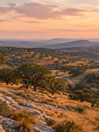Texas Hill Country landscape near Dripping Springs