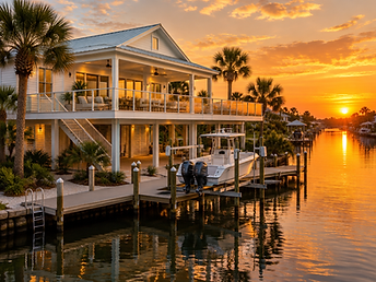 4365 4th Isle Dr, Hernando Beach, FL 34607 — Elevated wraparound deck over the canal
