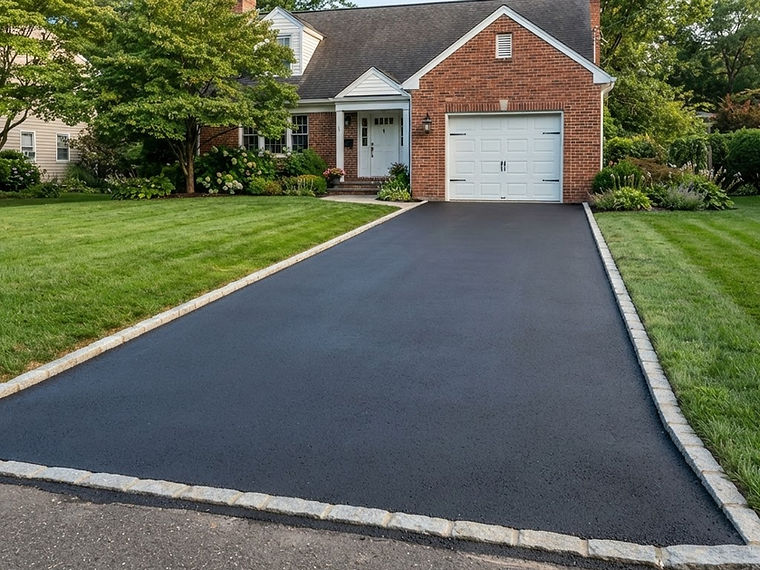 Asphalt Driveways in Northern New Jersey by City Fence LLC