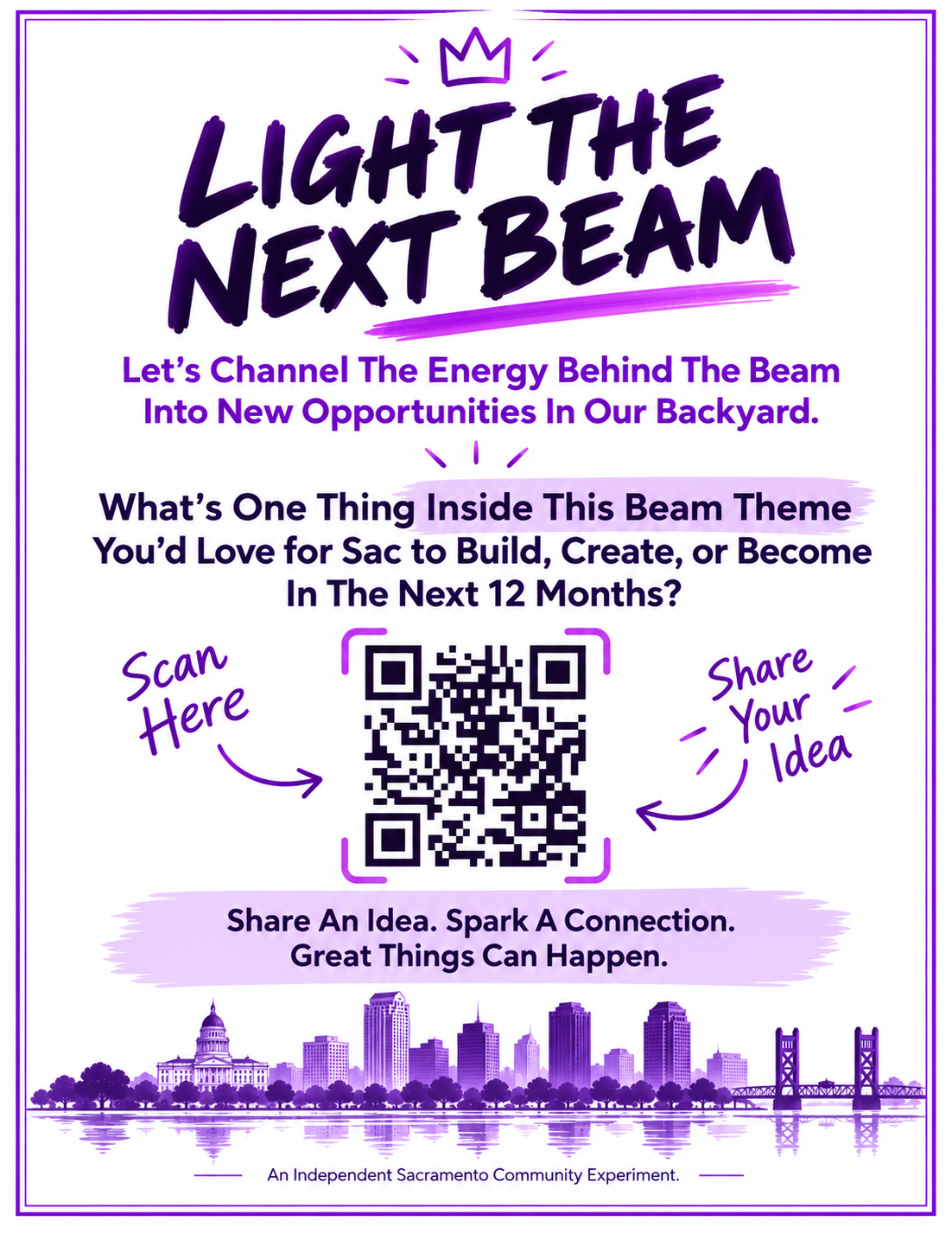 Light The Next Beam flyer