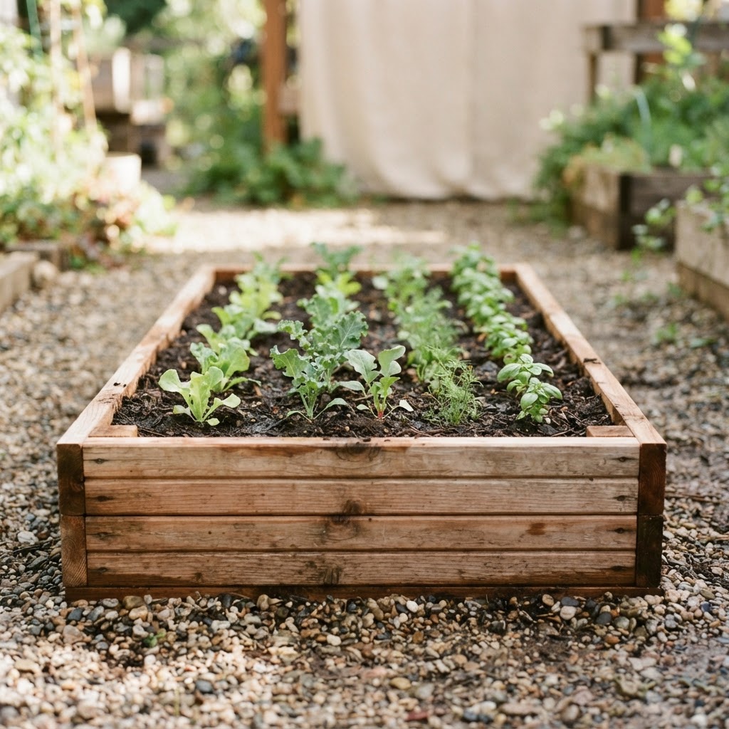 The Cedar Raised Bed in Cedar