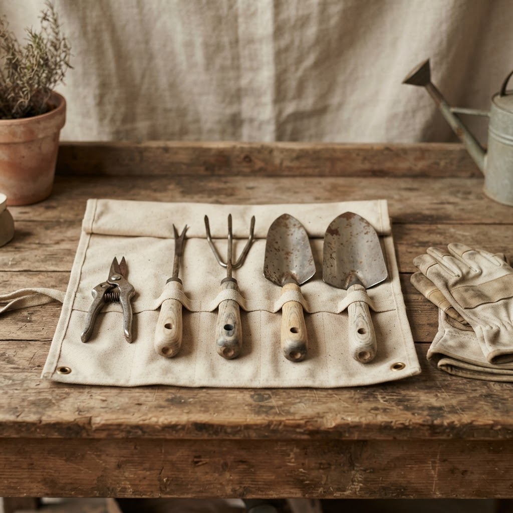 The Hand Tool Set in Steel & Ash