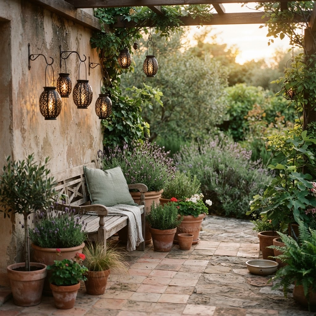 Pots, lanterns, long evenings