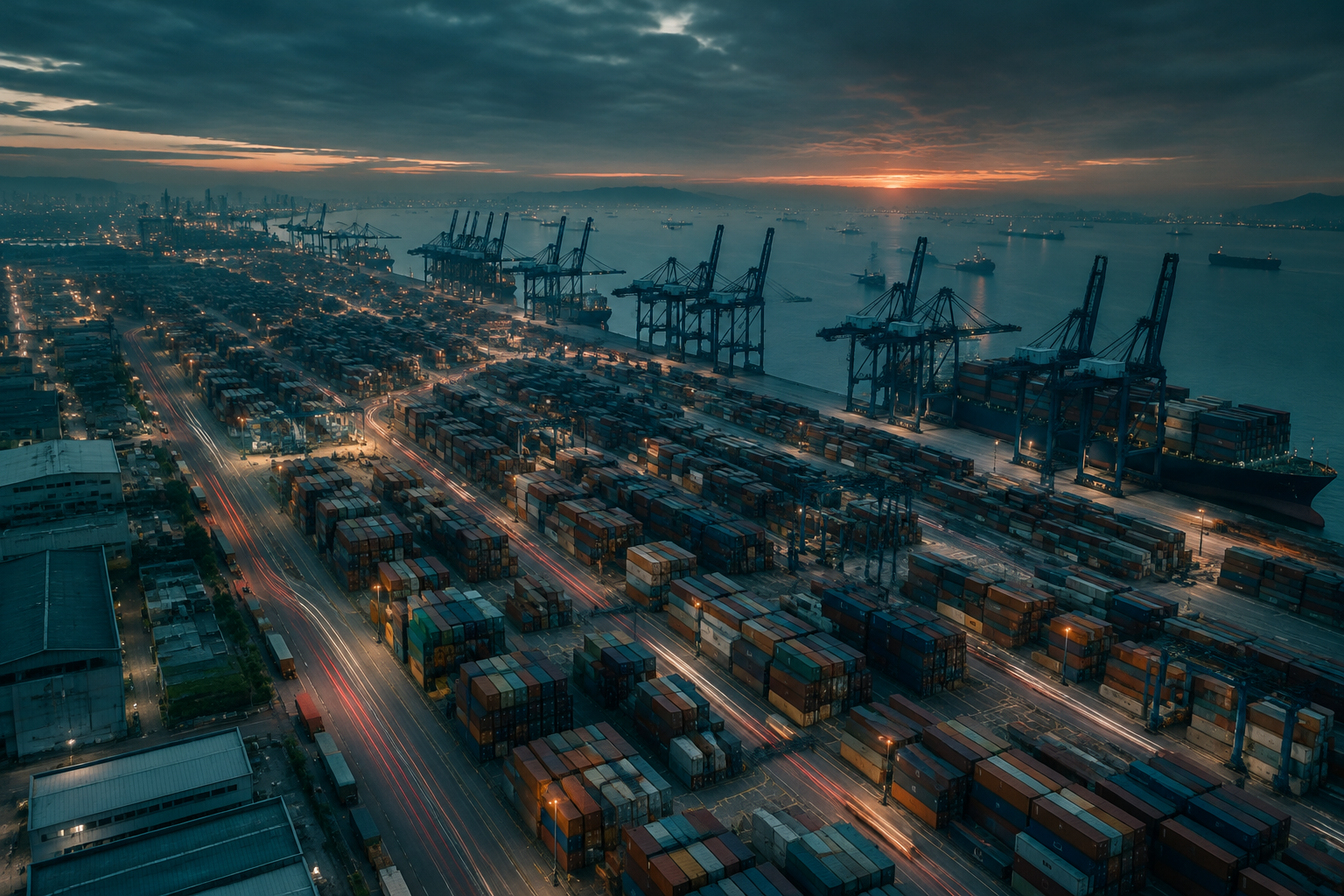 Corporate website for a logistics company