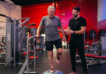 Harold, 77 training with Filipe Franco