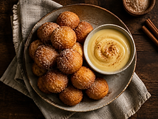Buñuelos de queso para diciembre