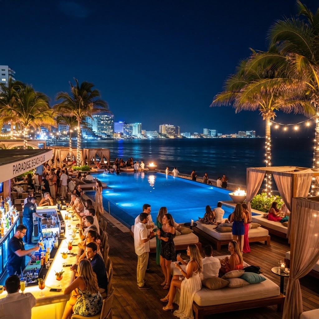 Cancún de noche: beach clubs y vida nocturna