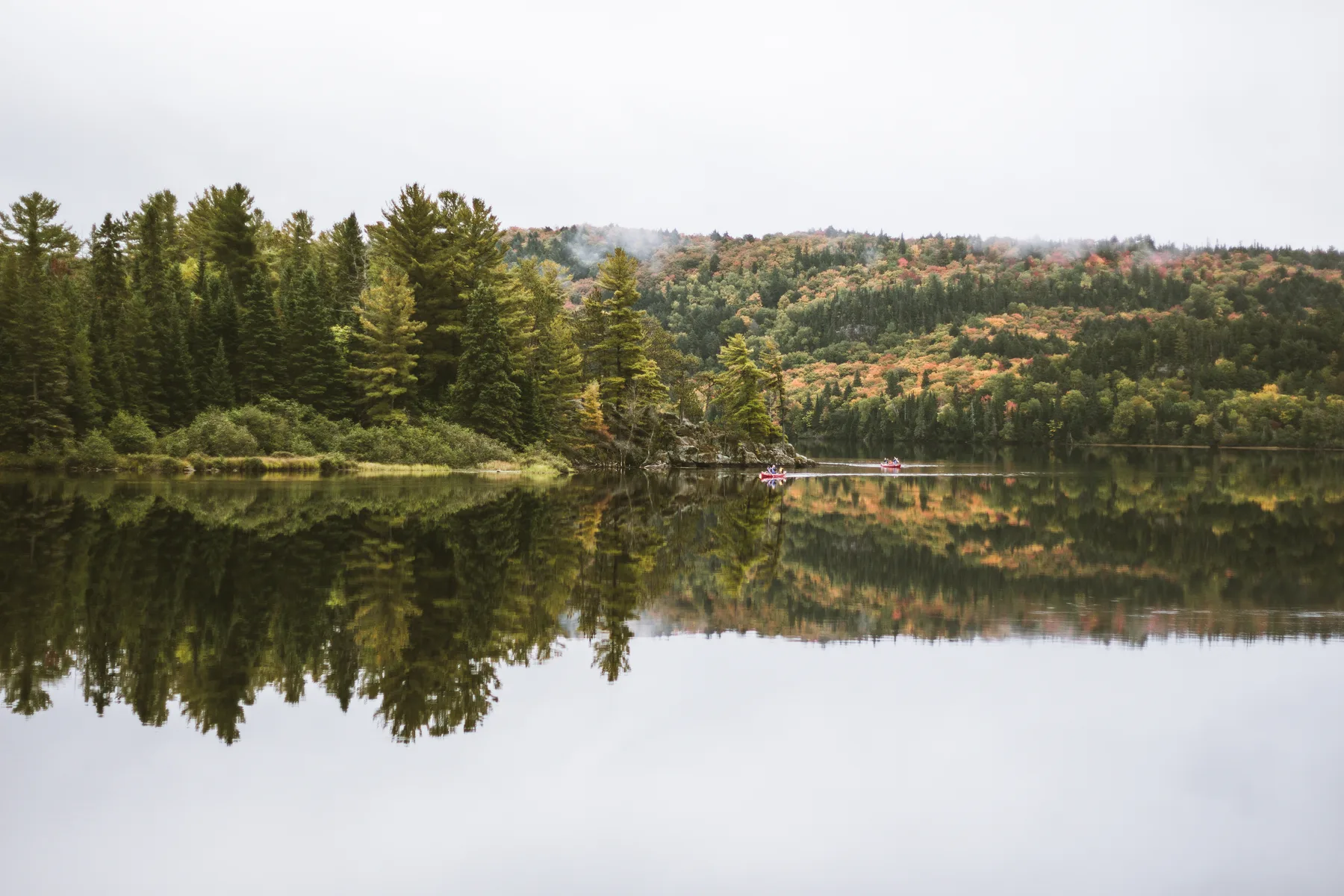 An autumn lake in Algonquin Park
