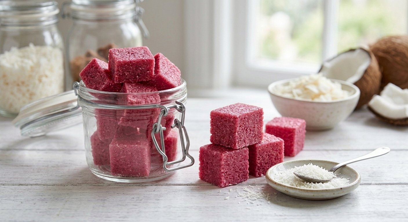 Rose Coconut Candy