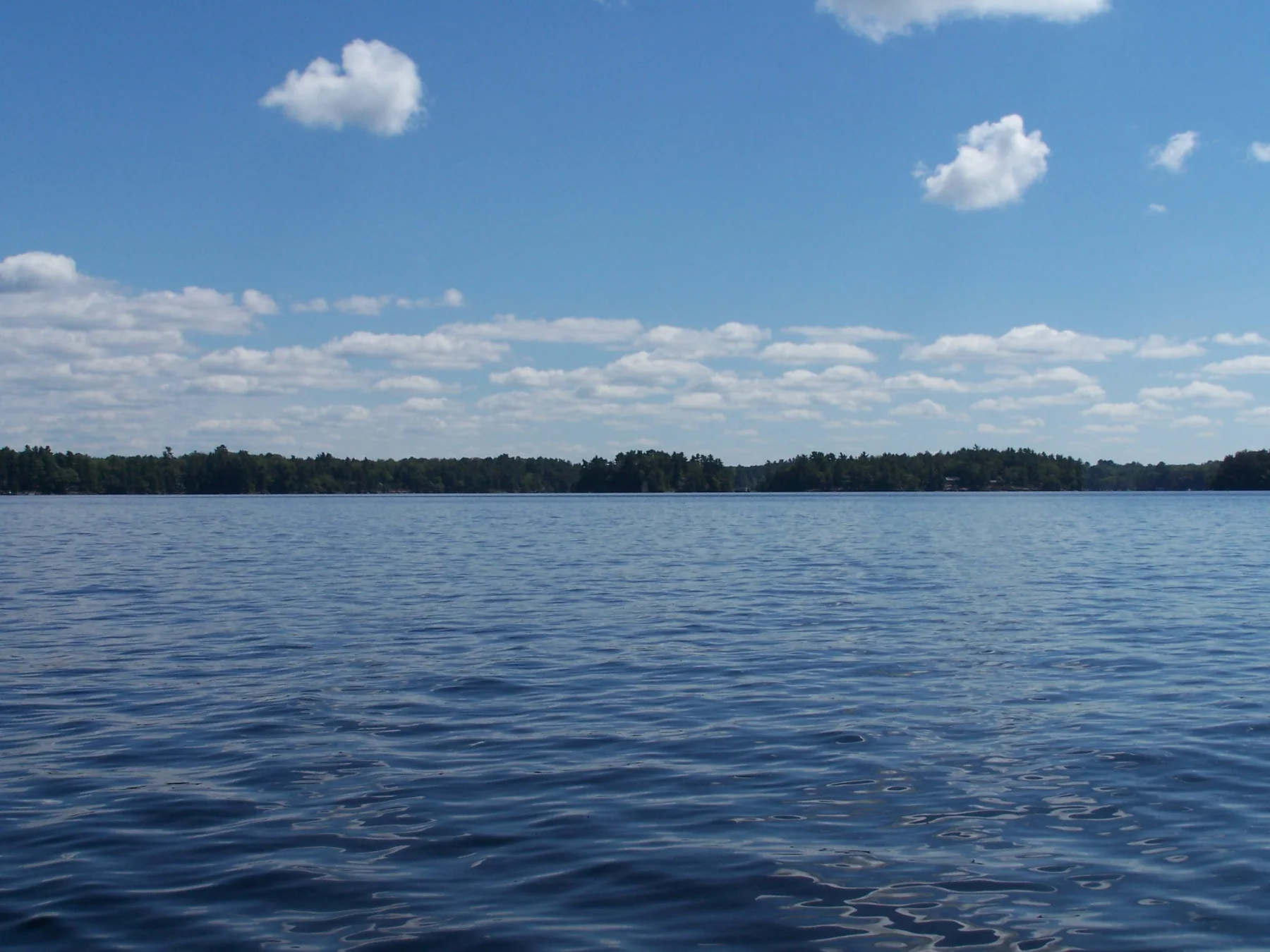 Regional view of Muskoka; not a photograph of Arrowhead Provincial Park