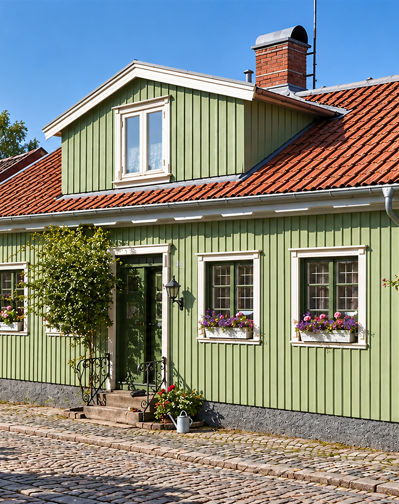 Fasadtvätt i Umeå – utfört arbete – Lundquist
