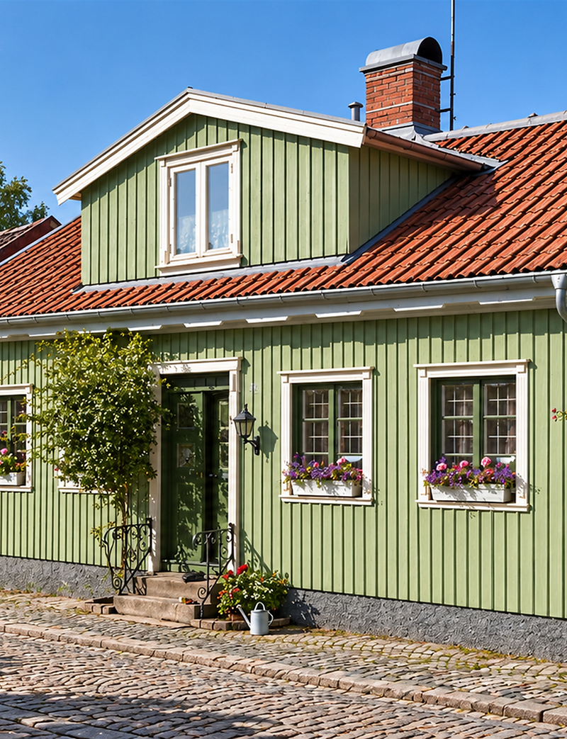 Fasadtvätt i Umeå – utfört arbete – Lundquist