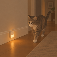 Motion-activated night light