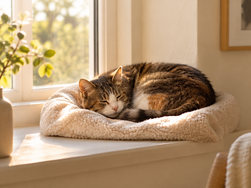 Staying warm for senior cats