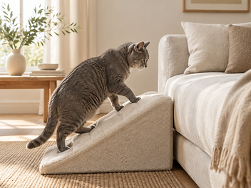 Jumping and getting up for senior cats