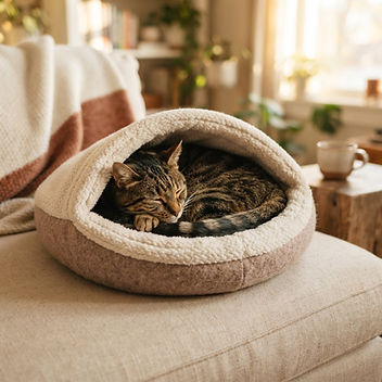 Self-warming pouch bed