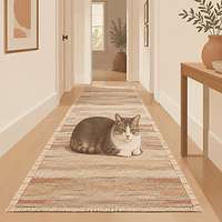 Non-slip rug runner for senior cats
