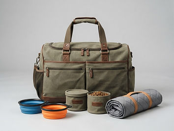 IGOLUMON Dog Travel Bag Set