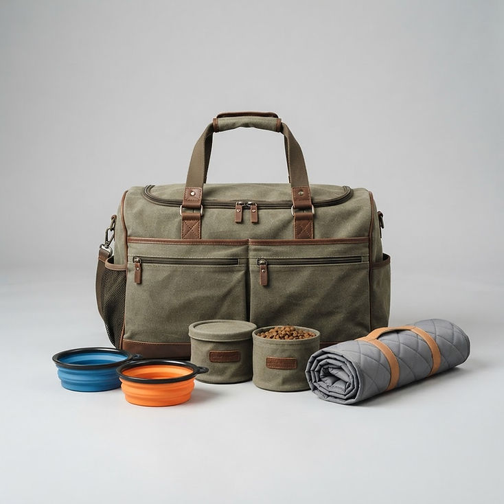 IGOLUMON Dog Travel Bag Set