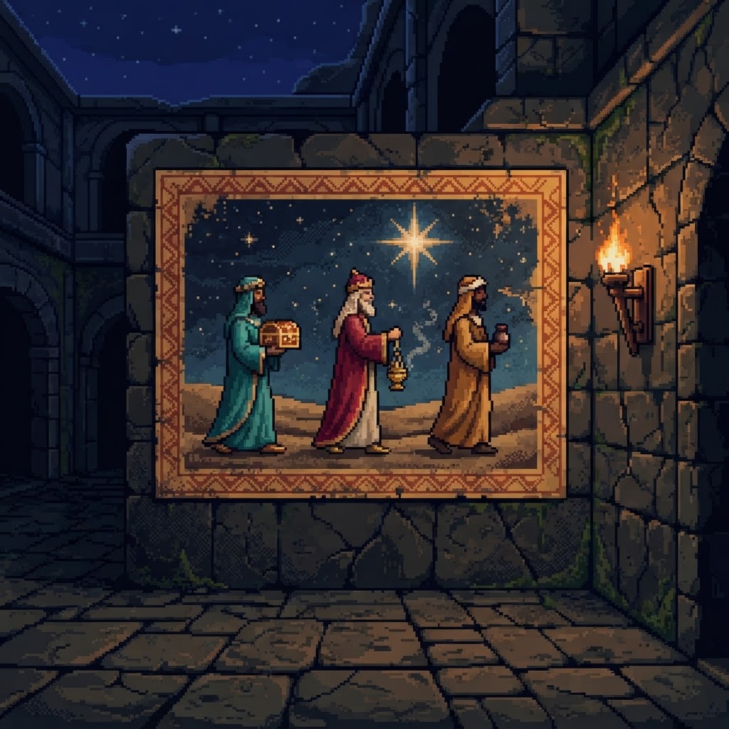 Mural del caso: Tres regalos. ¿Tres visitantes?