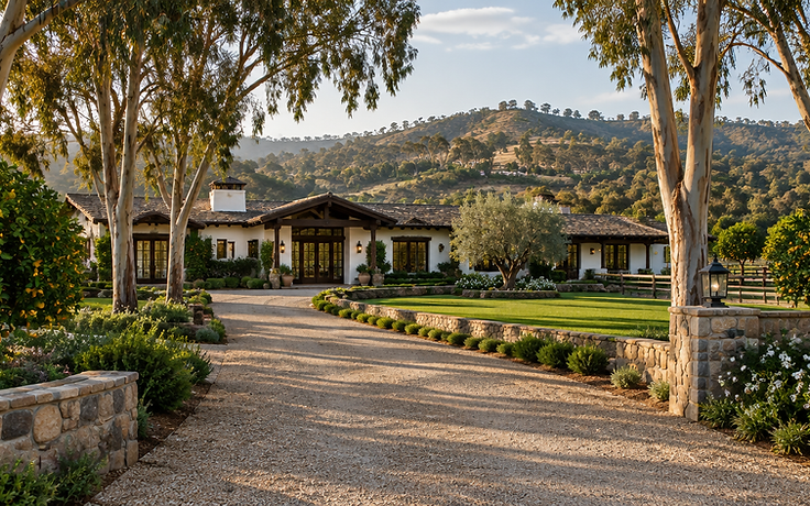 Custom homes in Rancho Santa Fe, San Diego