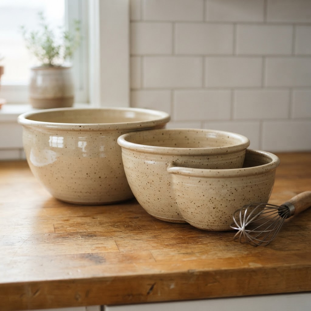 The Mixing Bowl Set in Oat