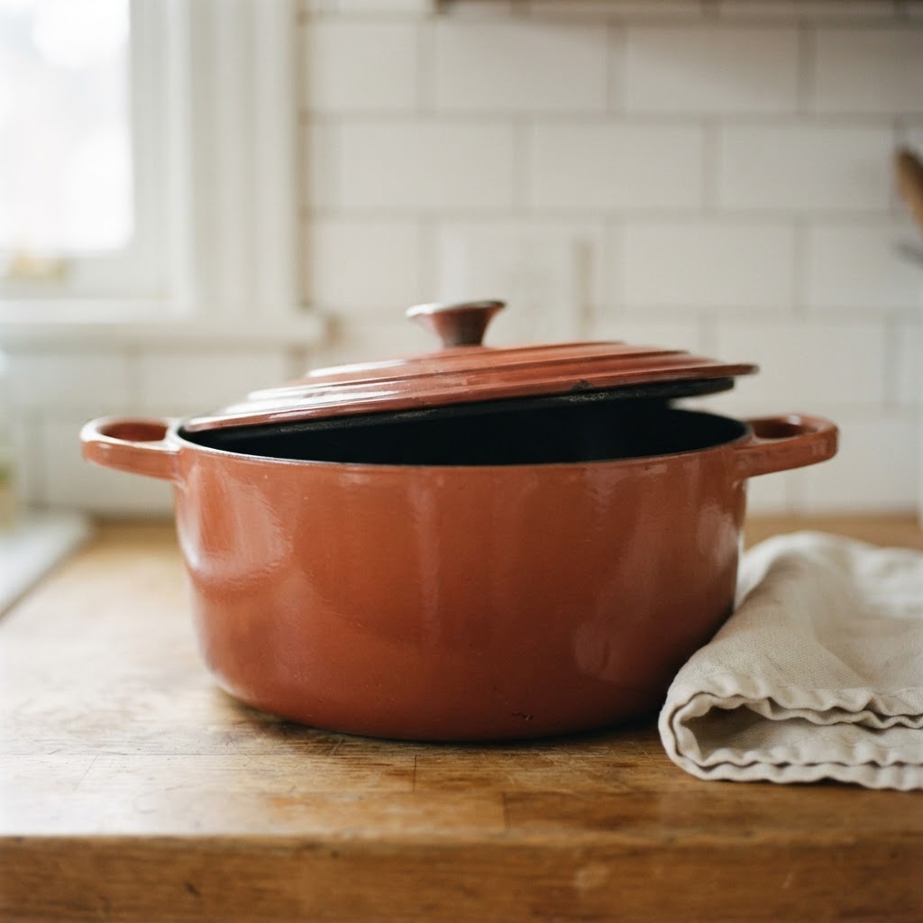The Enamelled Dutch Oven in Clay