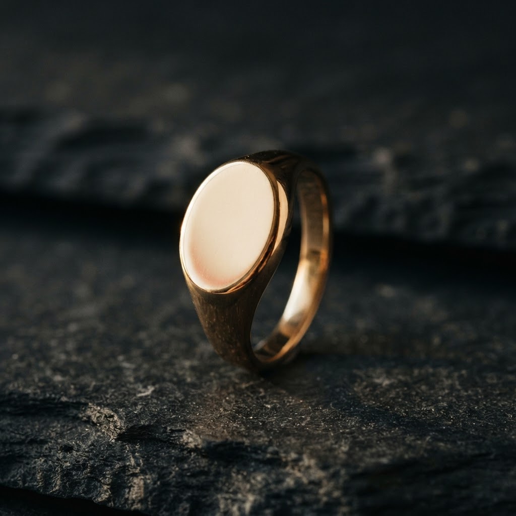 Vesper Signet in Gold Vermeil