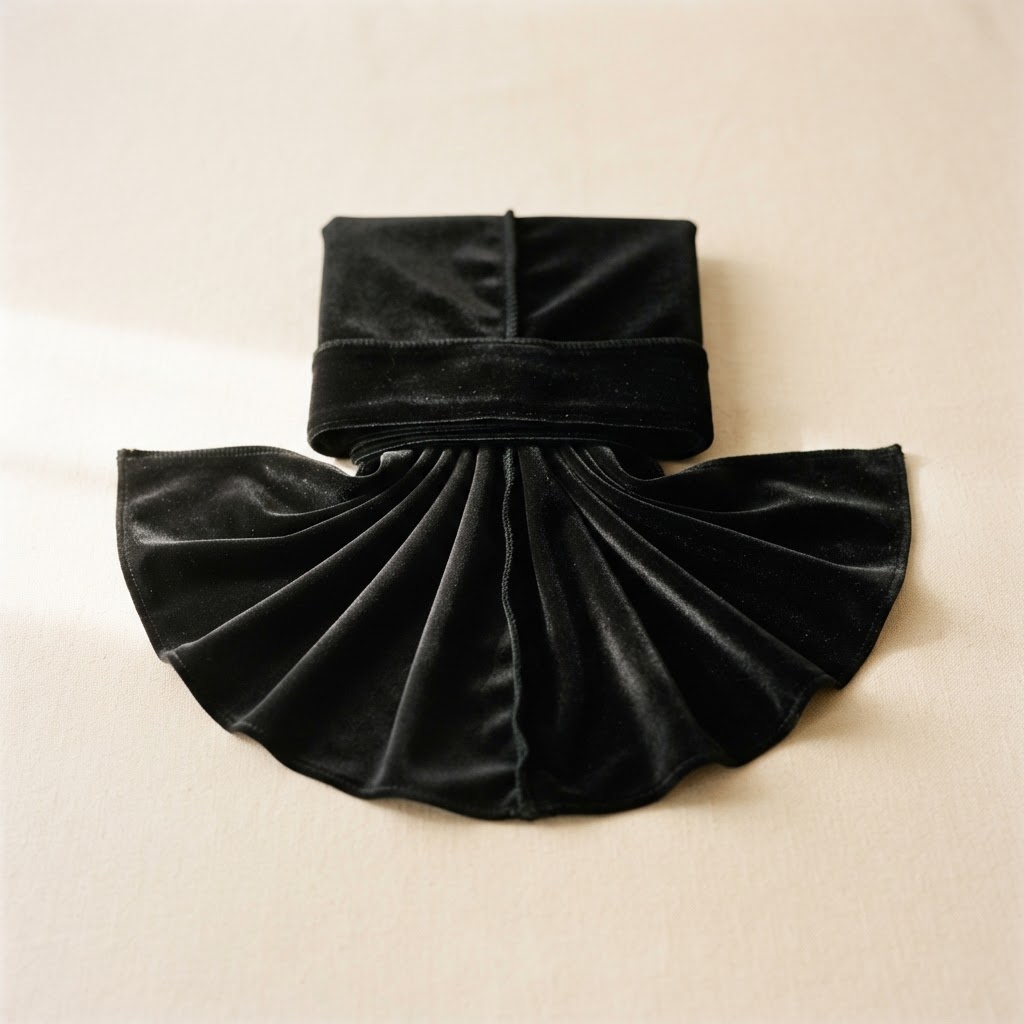 The Midnight Velvet Durag in Onyx Velvet