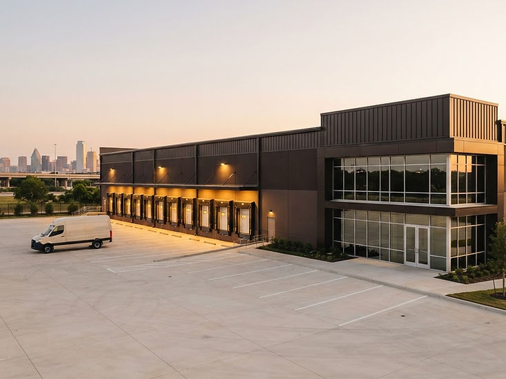 The central hub facility of Orange Studio Shop in Dallas, Texas