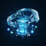 Holographic headset and connected user support console