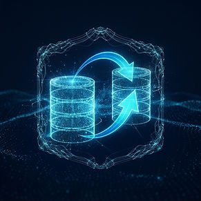 3D visualization of Backup & Disaster Recovery