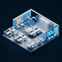 3D view of connected IT systems for Nonprofits