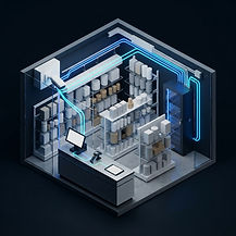 3D view of connected IT systems for Retail