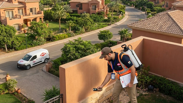 شركة مكافحة حشرات في 6 أكتوبر — رش وتطهير بضمان