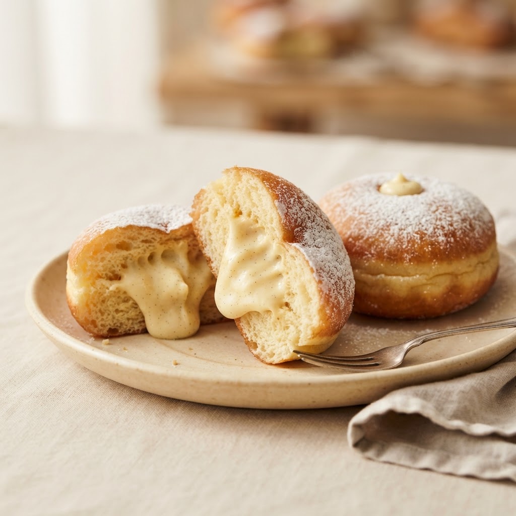 Cream Filled Donut