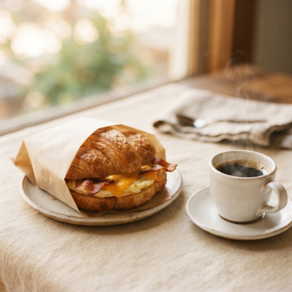 Bacon, Egg & Cheese Croissant