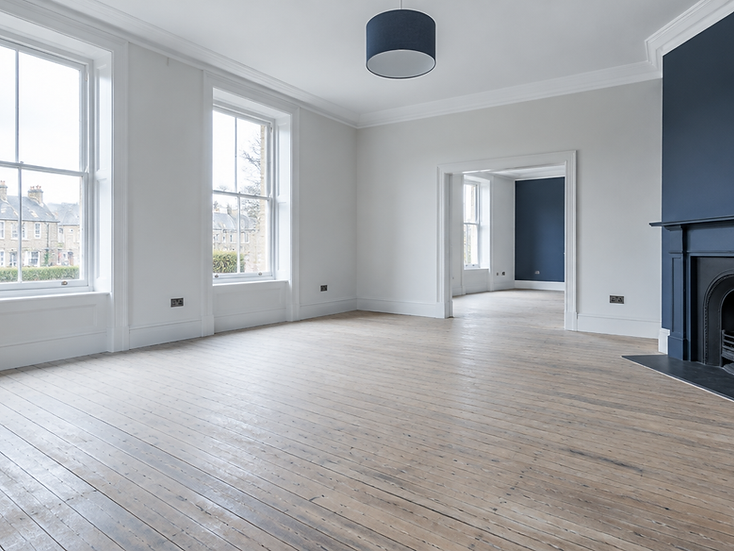 A freshly emptied property interior, cleared and ready to be re-let