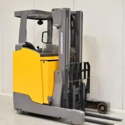 Used Jungheinrich reach truck for racking