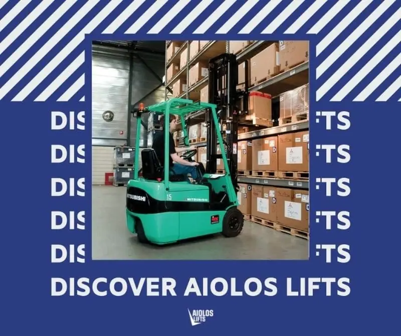 Used Mitsubishi electric forklift