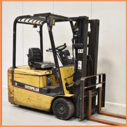 Used Caterpillar electric forklift