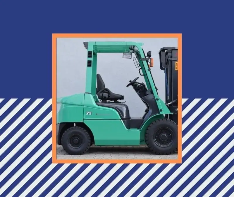 Used Mitsubishi diesel forklift