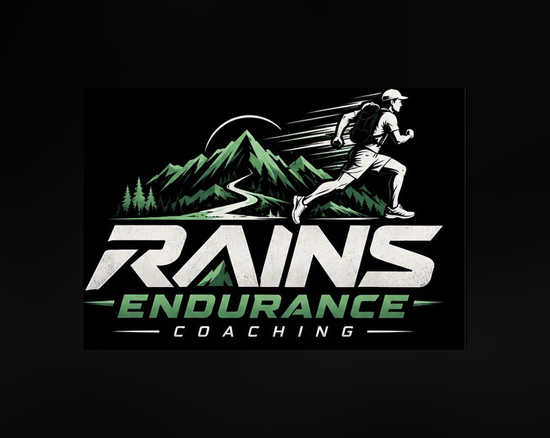 Rains Endurance runner on a mountain trail