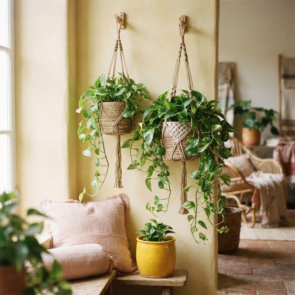 Seagrass Hanging Pair in Natural Seagrass