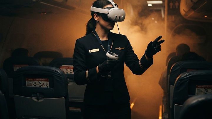 AVIASKILLS VR crew training with Meta Quest 3